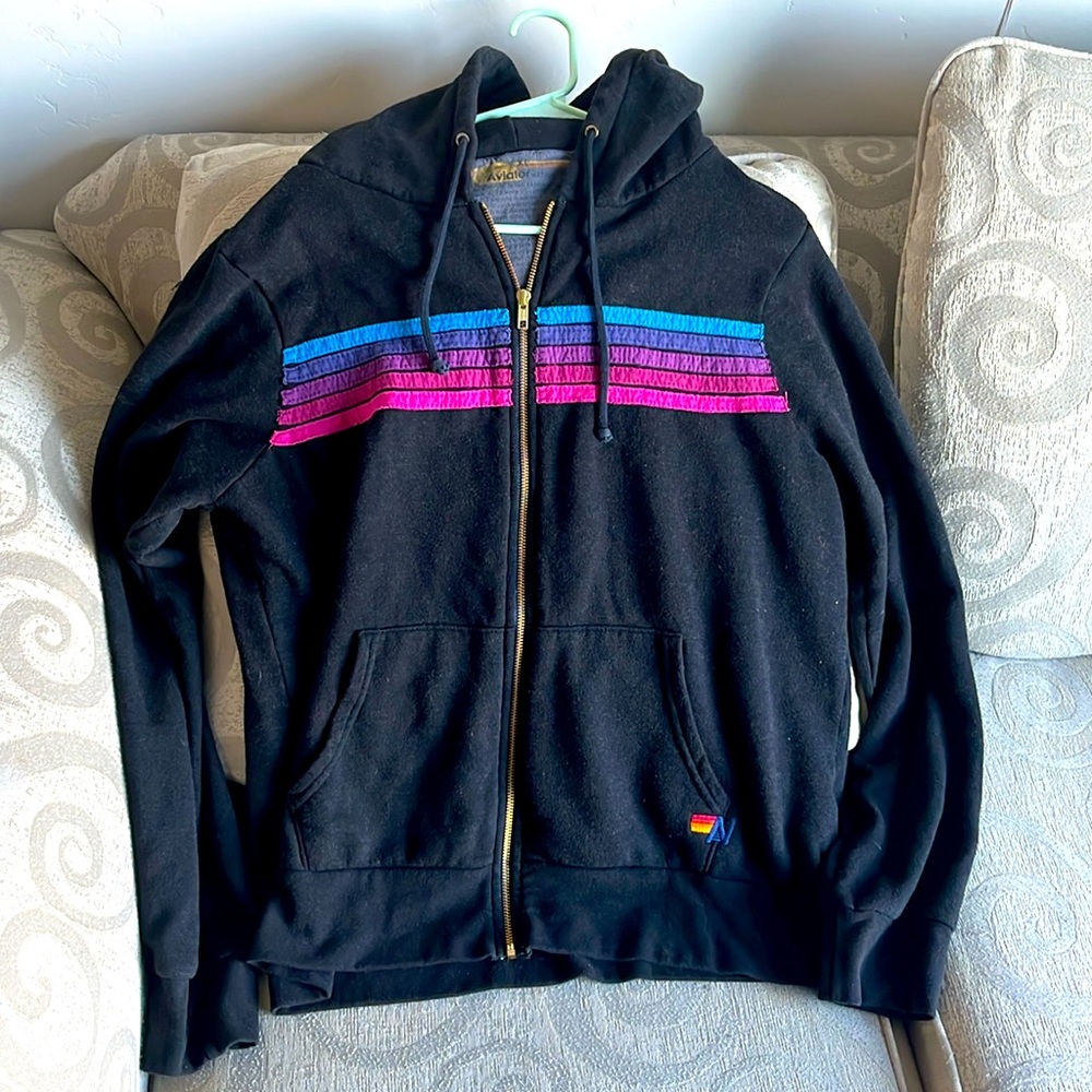 Aviator Nation zip up hoodie